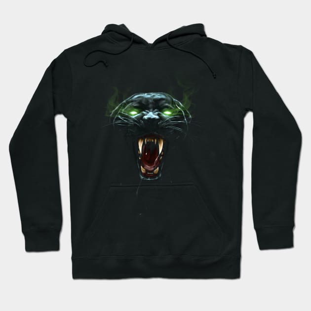 Black Panther Hoodie by chriskar